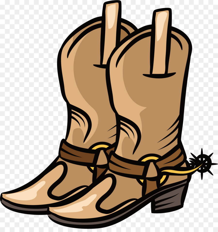 Cowboy Boot Shoe Clip Art   Boots Png Vector Material - Cowboy Boots, Transparent background PNG HD thumbnail