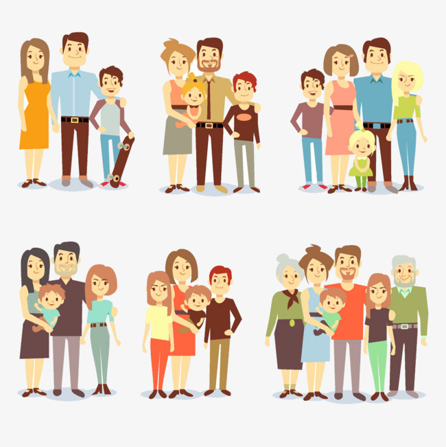Family Cartoon Clip Buckle Free Hd, Family Cartoon, Cartoon, Parenting Png Image And - Families, Transparent background PNG HD thumbnail