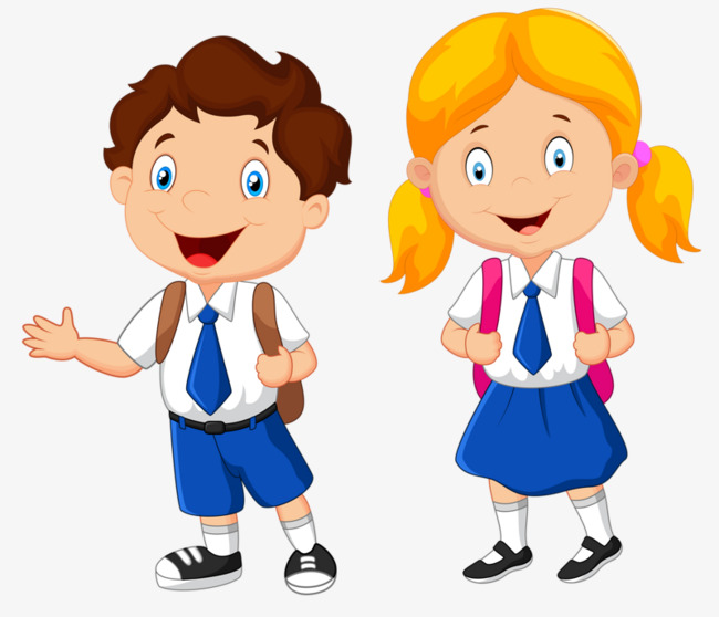school children, Boy, Girl, R