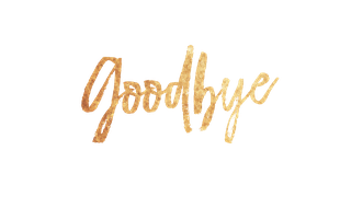 Goodbye PNG transparent - Fre