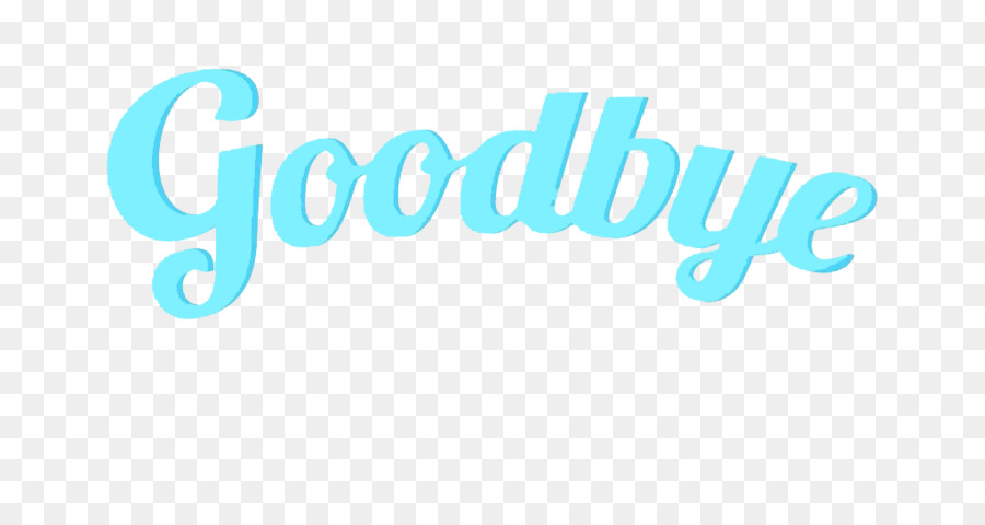 Logo Brand Blue Font   Goodbye Text - Goodbye, Transparent background PNG HD thumbnail