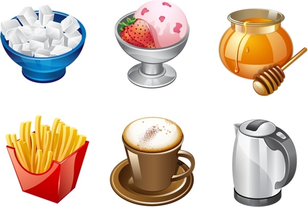 Real Vista Food Icons Icons Pack - Images For Commercial Use, Transparent background PNG HD thumbnail