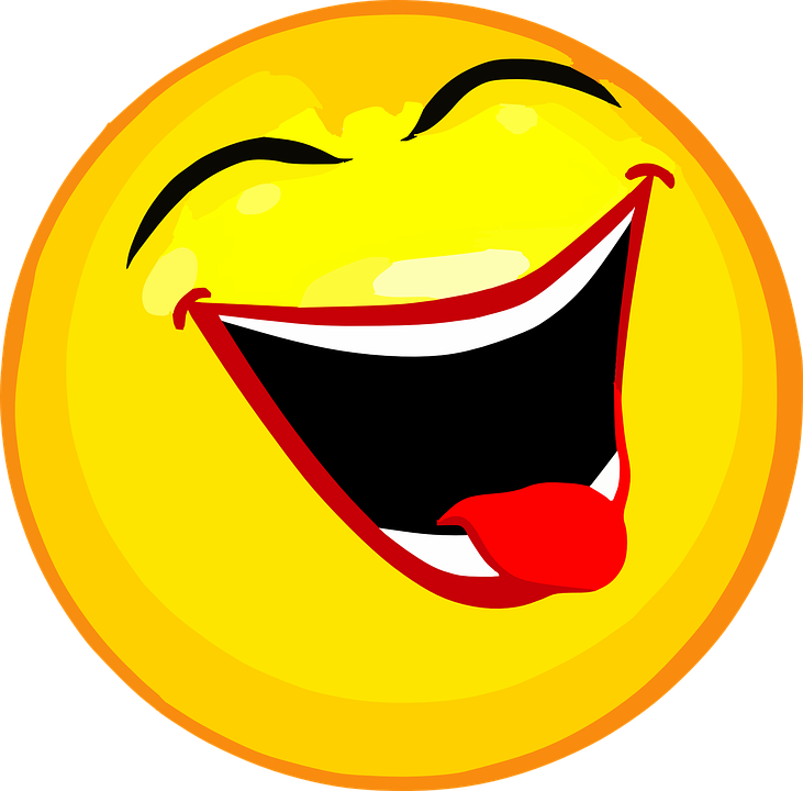 Smiley Laughing Face Happy Laugh Expression Funny - Laughing Face, Transparent background PNG HD thumbnail