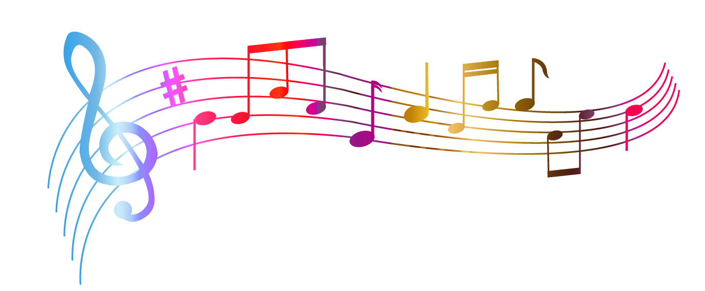 Transparent Colorful Notes Png Clipart - Of Music Notes, Transparent background PNG HD thumbnail