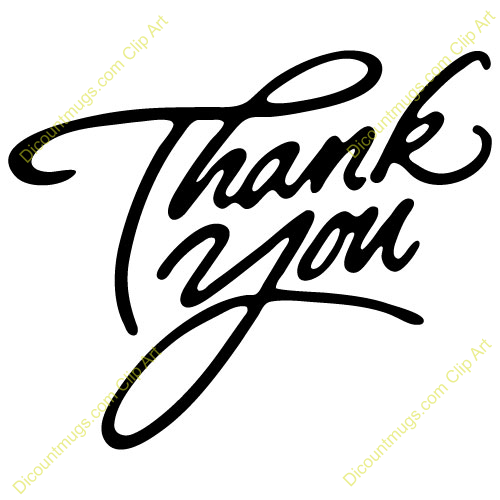 Thank You Clip Art. - Thank You, Transparent background PNG HD thumbnail