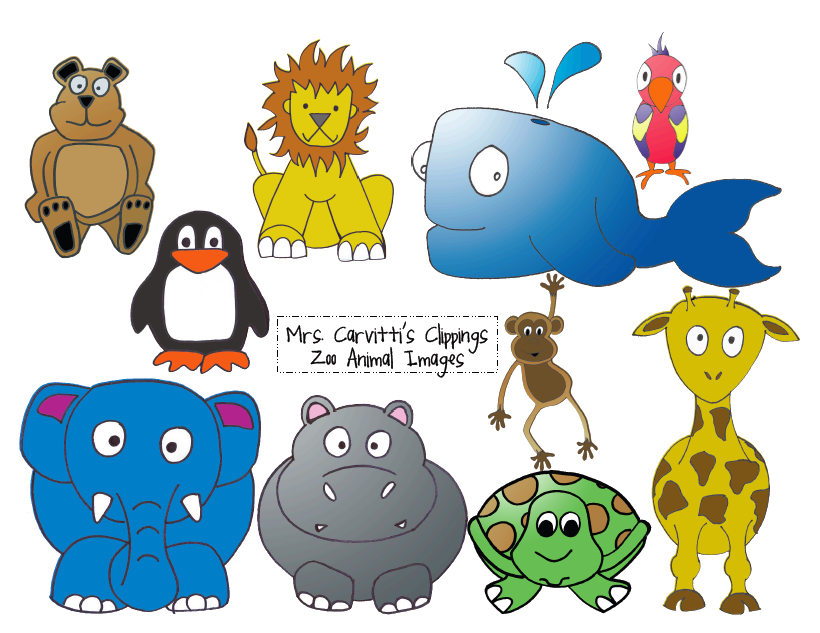Clip Art Zoo Animals   Clipart Library - Zoo Animals, Transparent background PNG HD thumbnail