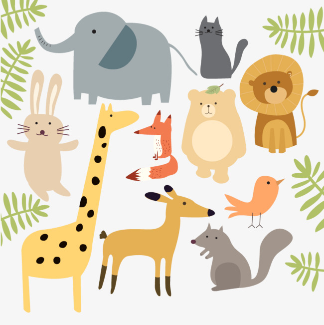 Vector Zoo, Hd, Vector, Giraffe Free Png And Vector - Zoo Animals, Transparent background PNG HD thumbnail