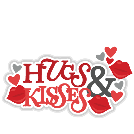 Hugs U0026 Kisses Svg Scrapbook Cut File Cute Clipart Files For Silhouette Cricut Pazzles Free Svgs Free Svg Cuts Cute Cut Files - Hugs And Kisses, Transparent background PNG HD thumbnail
