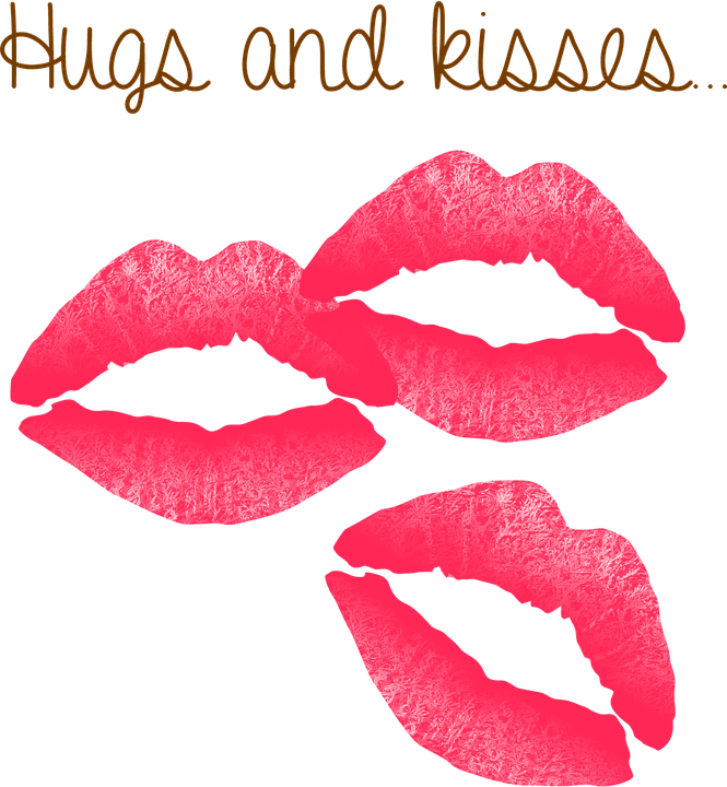 Kiss, Mouth, Lips, Text, Hugs, Kisses, Sexy, Lipstick - Hugs And Kisses, Transparent background PNG HD thumbnail