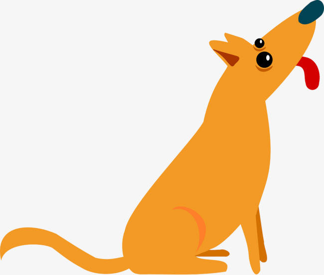 Yellow Dog Hungry Free Png Image - Hungry, Transparent background PNG HD thumbnail
