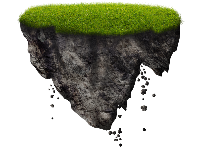 Free Floating Island In The Sky Png - Island, Transparent background PNG HD thumbnail