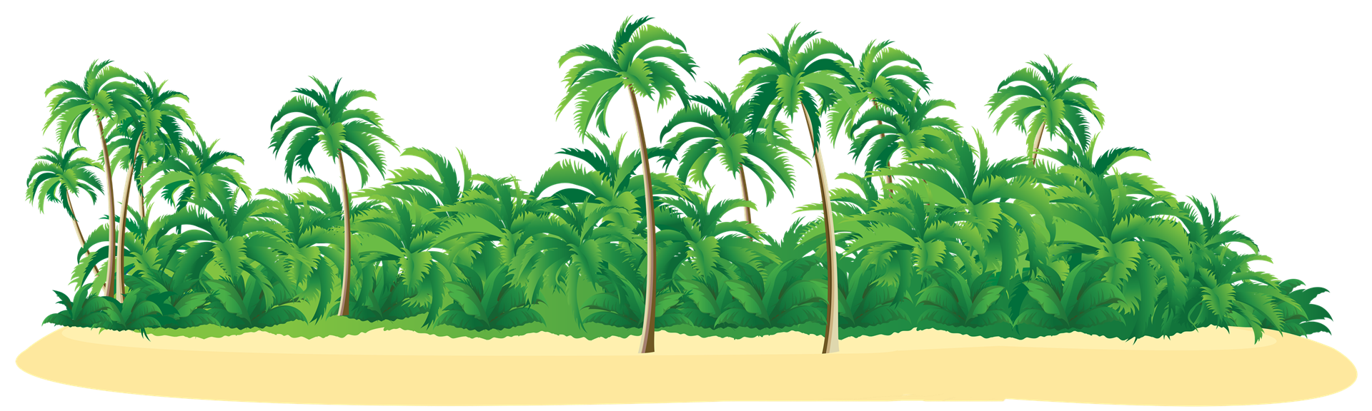 Tropical Island Clip Art