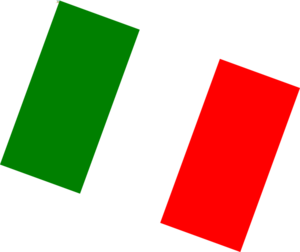 Italian Flag Clip Art - Italian, Transparent background PNG HD thumbnail