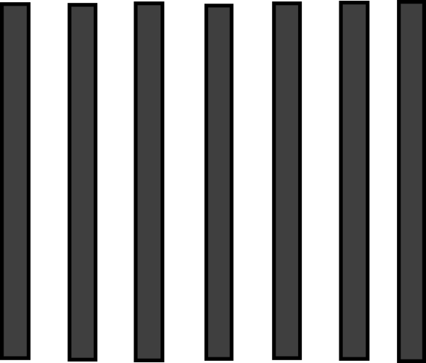 Prison Bars Grey Clip Art   Vector Clip Art Online, Royalty Free - Jail, Transparent background PNG HD thumbnail
