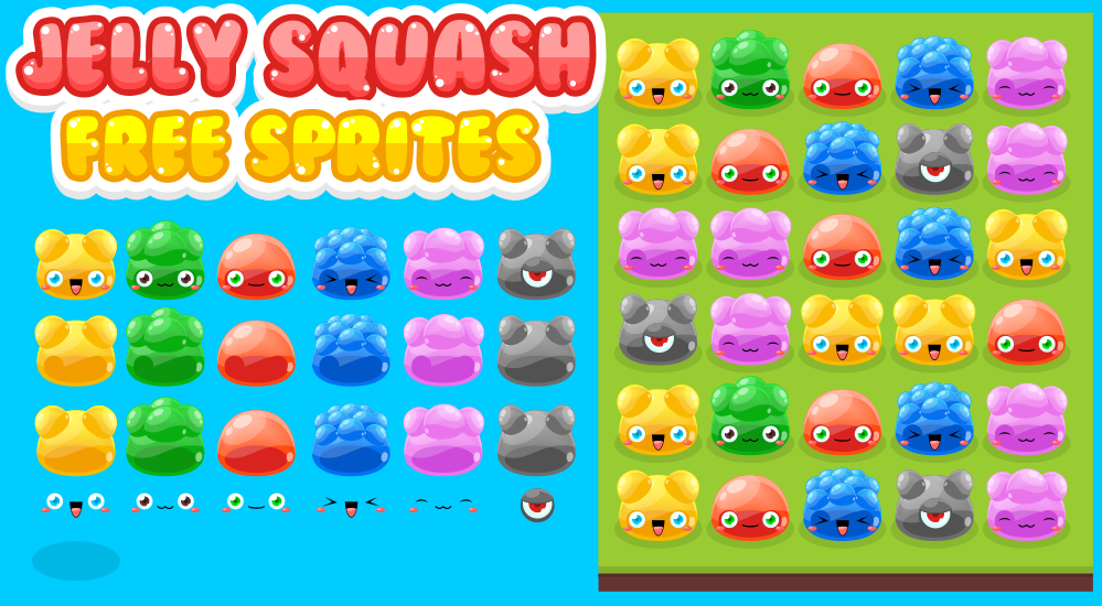 Jelly Squash Splash Crush Free Sprites - Jelly, Transparent background PNG HD thumbnail
