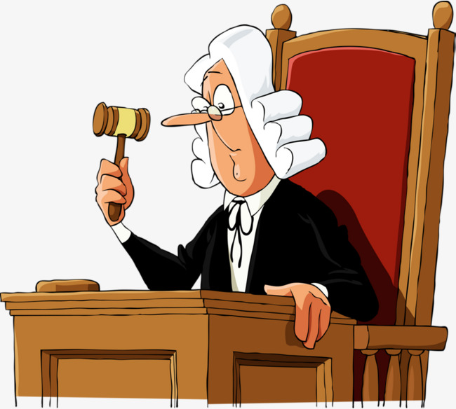 Judge Red Chair Hammer Material Free Png - Judge, Transparent background PNG HD thumbnail