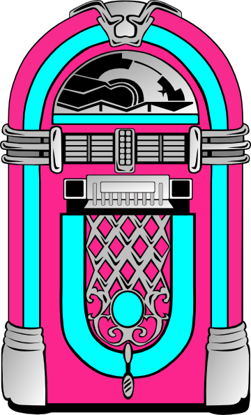 Pink And Blue Jukebox Clip Art   Vector Clip Art Online, Royalty Free U0026 Public Domain - Jukebox, Transparent background PNG HD thumbnail