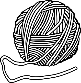 Wool Knitting Handmade Craft Thread Knitwe - Knitting Needles And Yarn, Transparent background PNG HD thumbnail
