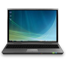 256X256 - Laptop, Transparent background PNG HD thumbnail