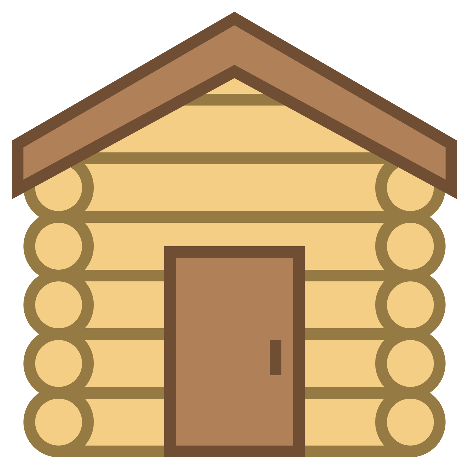 Free Png Log Cabin Woods - Log Cabin Icon, Transparent background PNG HD thumbnail