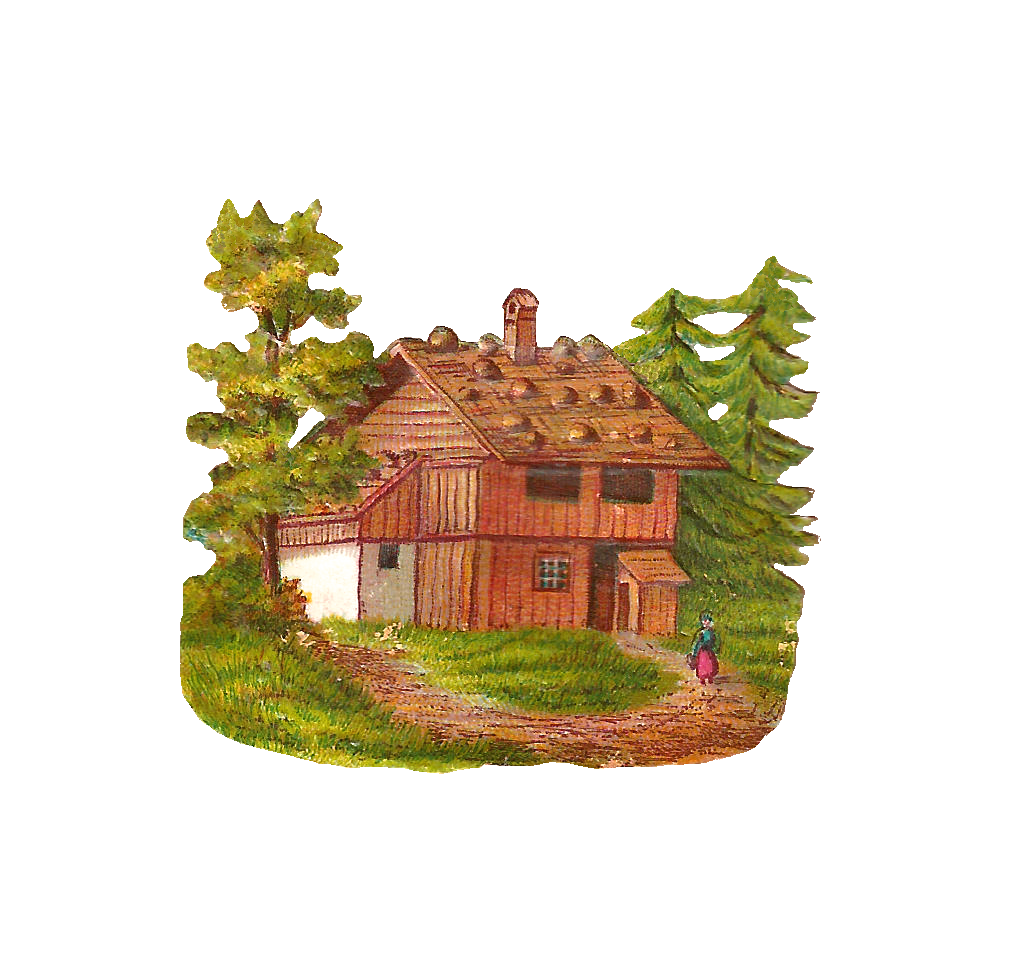 Pin House Clipart Woods #12 - Log Cabin Woods, Transparent background PNG HD thumbnail