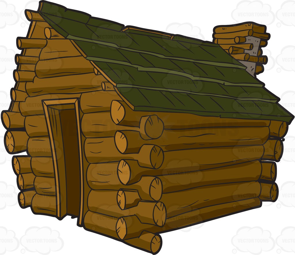 Pin Winter Clipart Log Cabin #10 - Log Cabin Woods, Transparent background PNG HD thumbnail