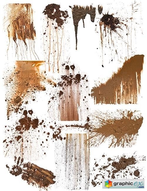 Ronu0027S Mud Photoshop Brushes And Png - Mud, Transparent background PNG HD thumbnail
