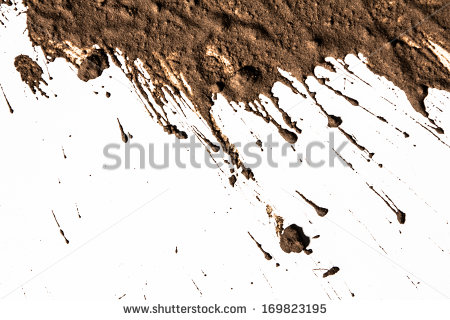 Texture Clay Moving In White Background - Mud, Transparent background PNG HD thumbnail