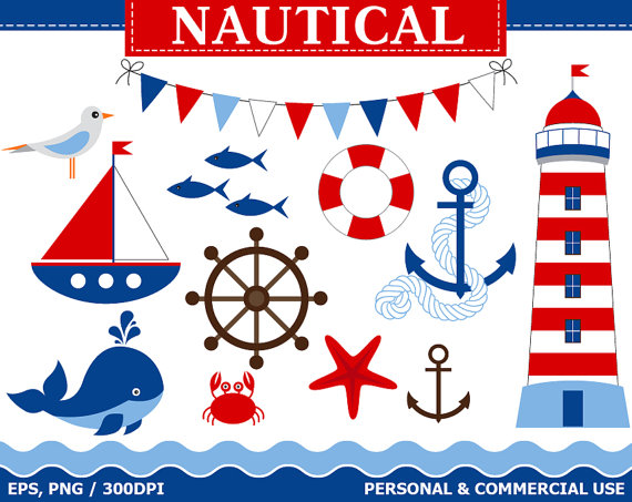 Nautical Collection Vector Cl