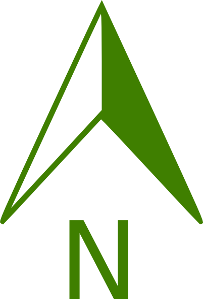 Download This Image As: - North Arrow, Transparent background PNG HD thumbnail