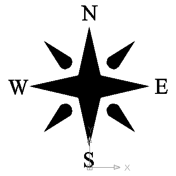 North Arrow 9 In Symbols / North Arrows   Ceco.net Free Autocad Drawings - North Arrow, Transparent background PNG HD thumbnail