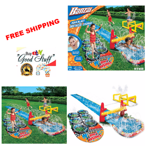 Image Is Loading Banzai Aqua Blast Obstacle Course Water Slide 16  - Obstacle Course, Transparent background PNG HD thumbnail