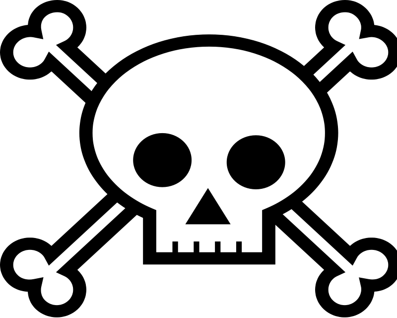 Pirate Skulls   Clipart Library - Pirate Skull, Transparent background PNG HD thumbnail