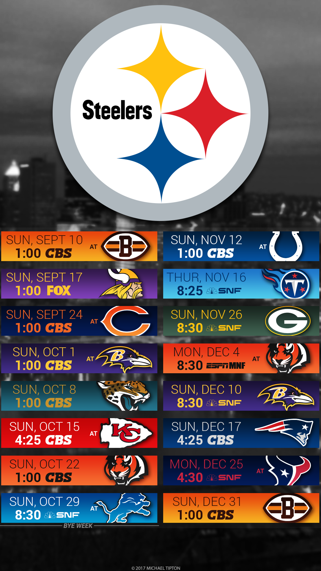 Pittsburgh Steelers 2017 Schedule Turf Logo Wallpaper Free Iphone 5, 6, 7, Hdpng.com  - Pittsburgh Steelers, Transparent background PNG HD thumbnail