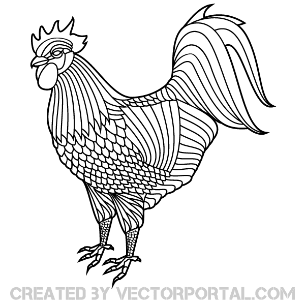 Free Png Rooster Hdpng.com 600 - Rooster, Transparent background PNG HD thumbnail