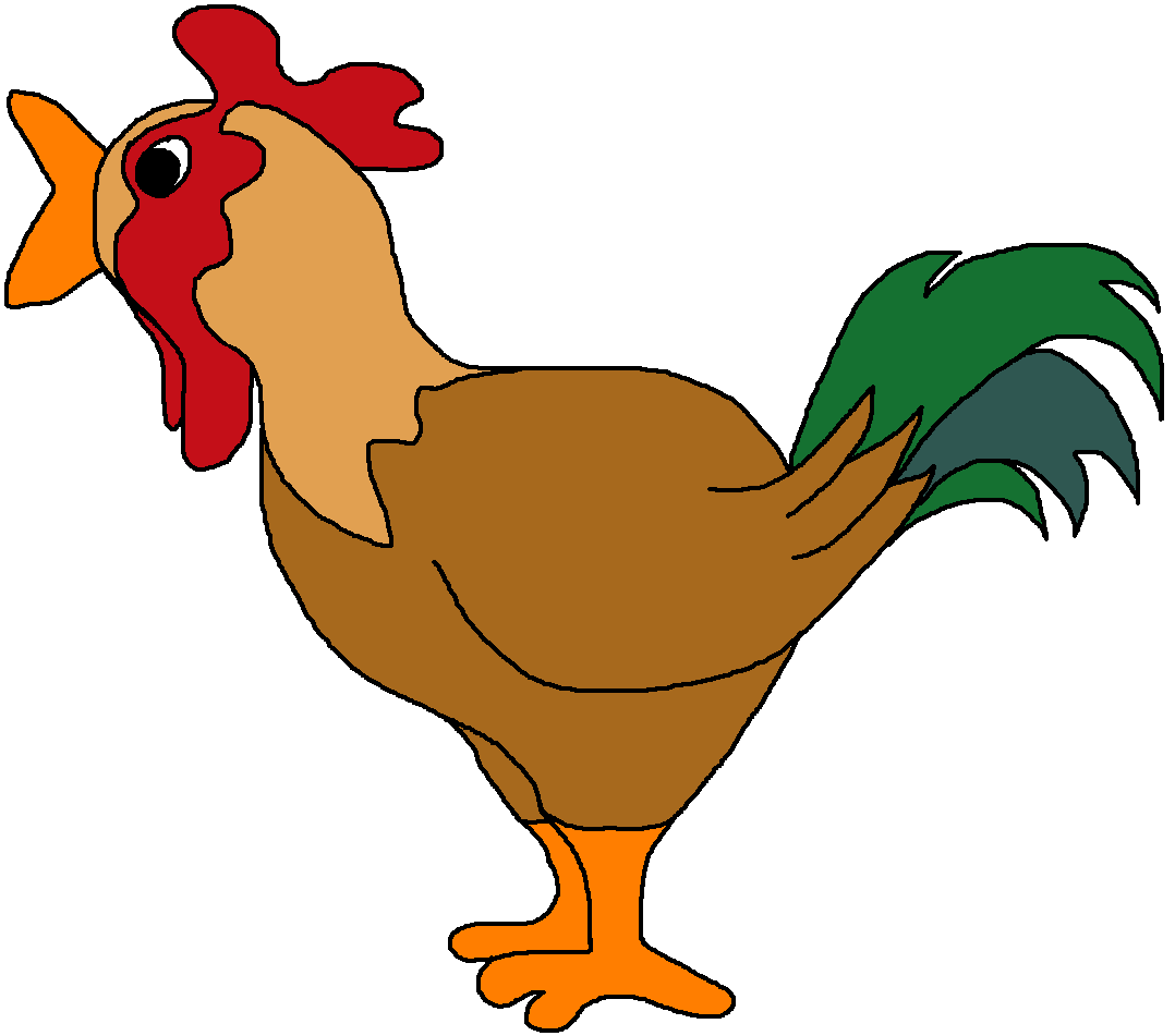 Rooster Clip Art Cartoon Free Clipart Images - Rooster, Transparent background PNG HD thumbnail
