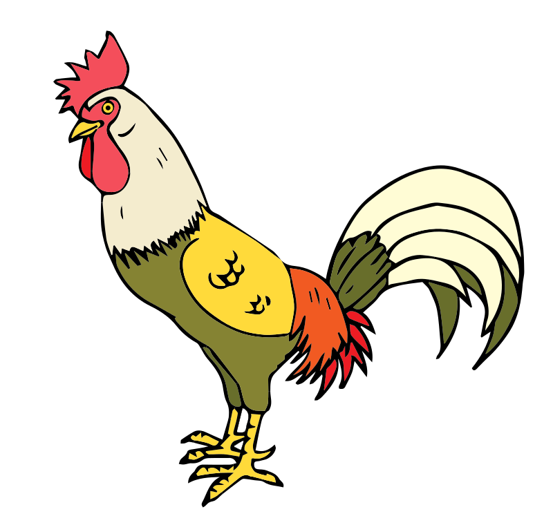 Rooster Free To Use Cliparts - Rooster, Transparent background PNG HD thumbnail