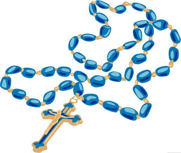 Download This Image As: - Rosary Beads, Transparent background PNG HD thumbnail