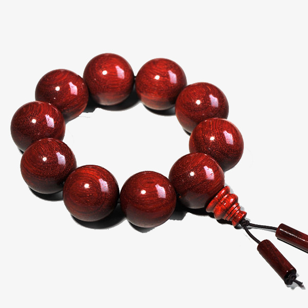 Old Oil Red Sandalwood Rosary, Rosewood, Red Sandalwood Rosary, Big Stars Png Image - Rosary Beads, Transparent background PNG HD thumbnail