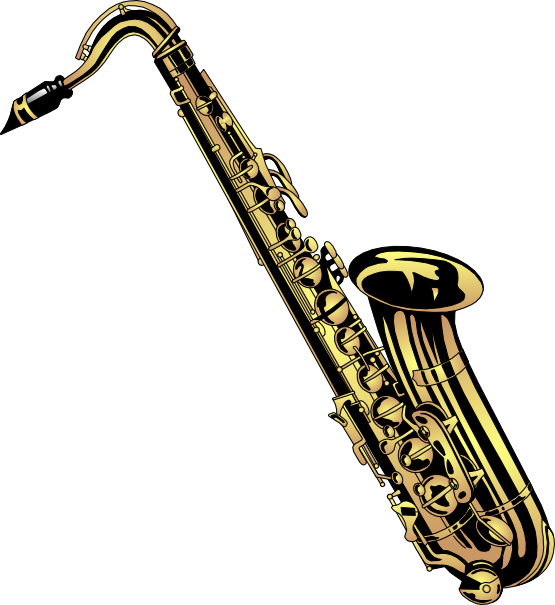 Saxophone Free To Use Clipart - Saxophone, Transparent background PNG HD thumbnail