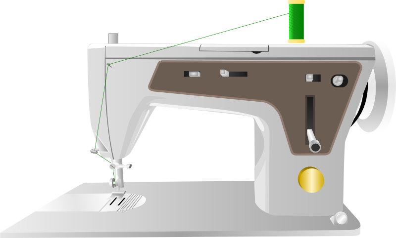 Free Sewing Machine Clipart 1 Page Of Public Domain Clip Art - Sewing Machine, Transparent background PNG HD thumbnail
