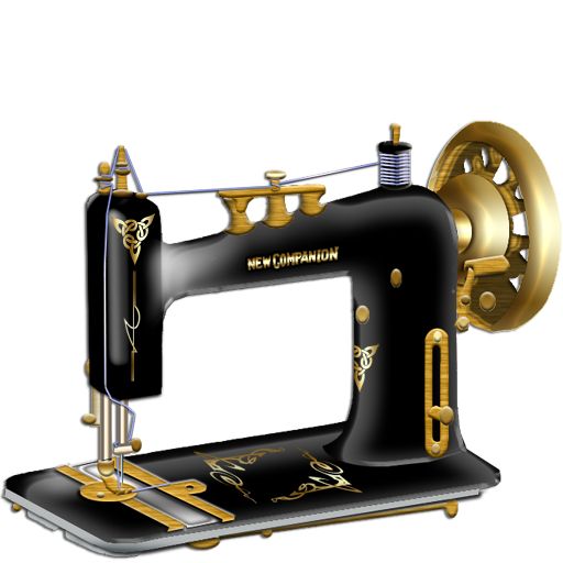 Serger Sewing Machine Clip Art - Sewing Machine, Transparent background PNG HD thumbnail