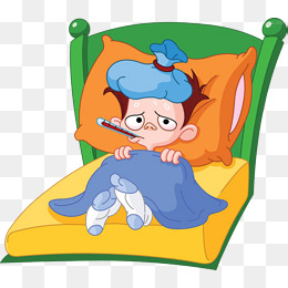 Sick Child, Sick, Child, Bed Png Image - Sick, Transparent background PNG HD thumbnail