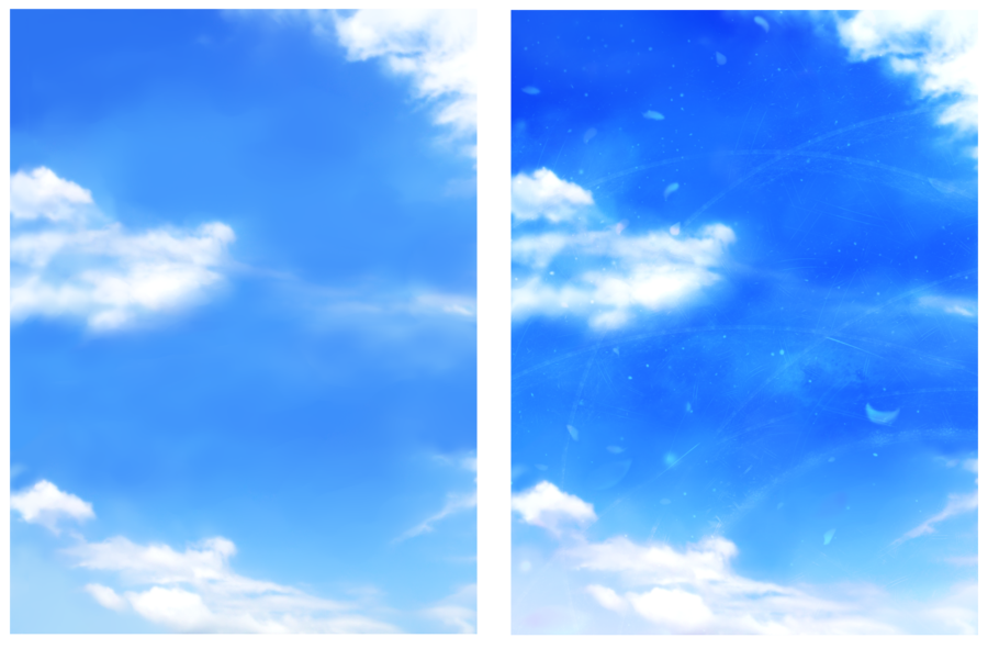 Blue Sky Free PNG and PSD