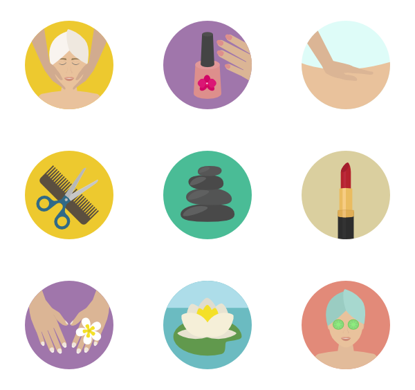 Beauty U0026 Spa 36 Icons - Spa, Transparent background PNG HD thumbnail