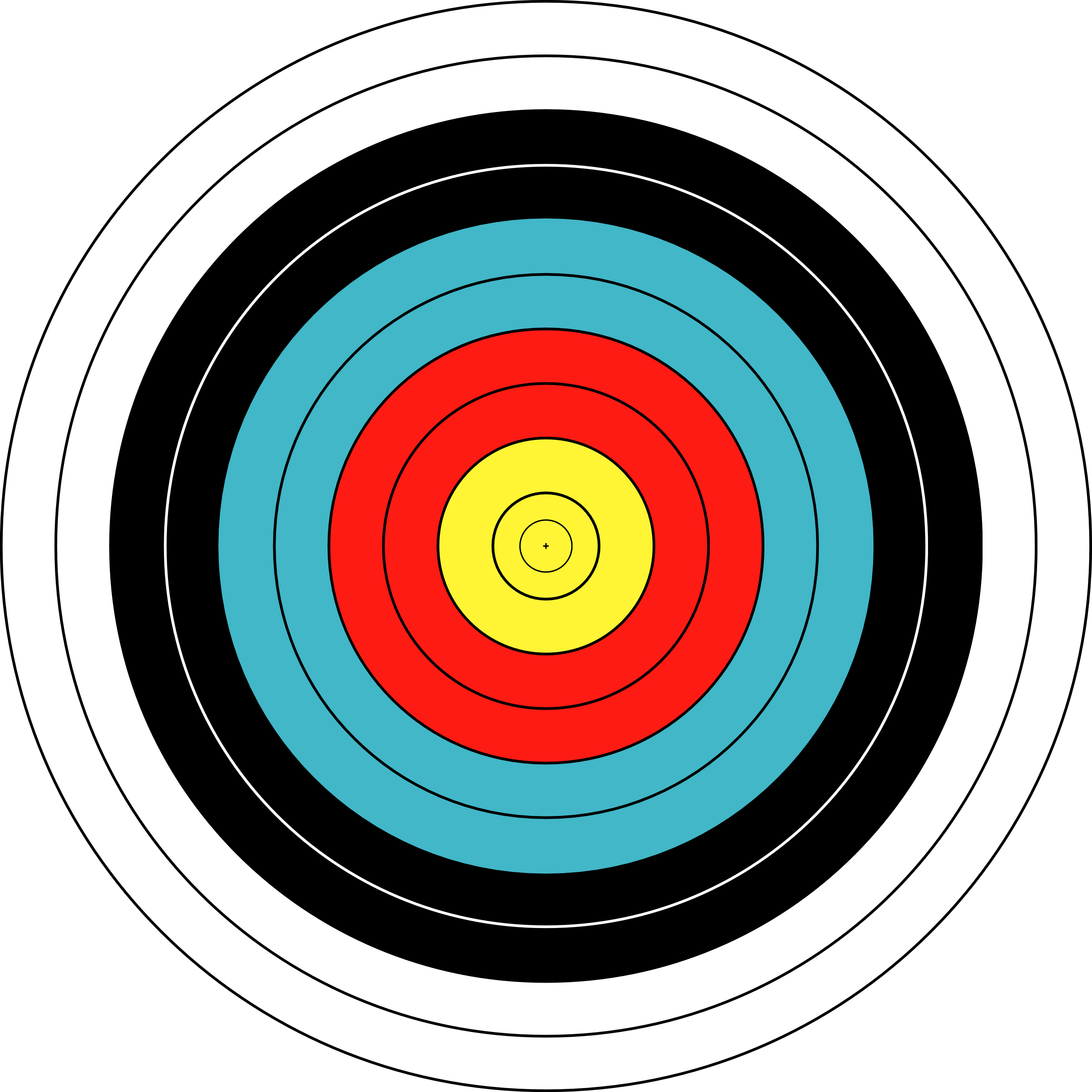 Bullseye Detection | Chmod U - Target Bullseye, Transparent background PNG HD thumbnail