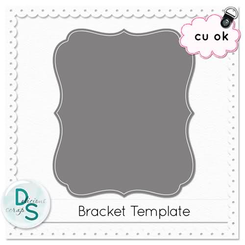 Delicious Scraps: Free Bracket Template (.psd And .png) - Templates, Transparent background PNG HD thumbnail