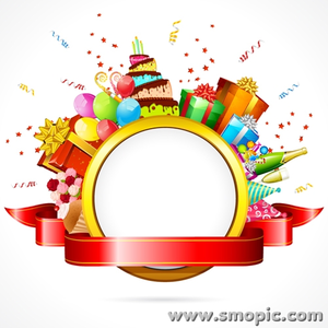 Smopic ComVector Birthday Photo Frame Wreath Illustrator The DesignTemplates Ai Eps File To, Free PNG Templates - Free PNG