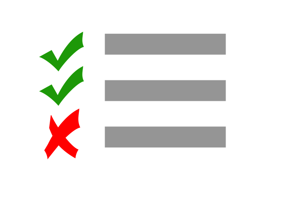 Checklist Test Check Cross Correct Right Wrong - Test, Transparent background PNG HD thumbnail