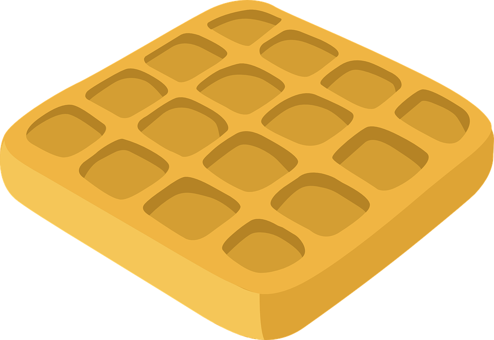 Free Vector Graphic: Waffle, Belgian, Breakfast, Food   Free Image On Pixabay   576882 - Waffles, Transparent background PNG HD thumbnail